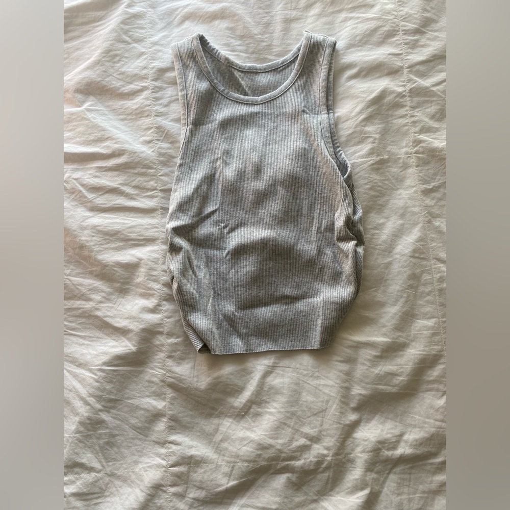 Aerie light gray tank top